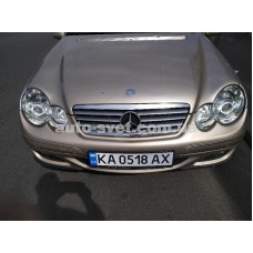 Линзы в фару, Фара Mercedes W203 cupe, линзы в Мерседес W203